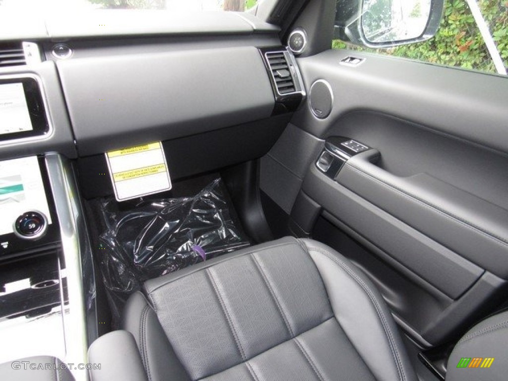 2019 Land Rover Range Rover Sport HSE Dynamic Ebony/Ebony Dashboard Photo #130147595