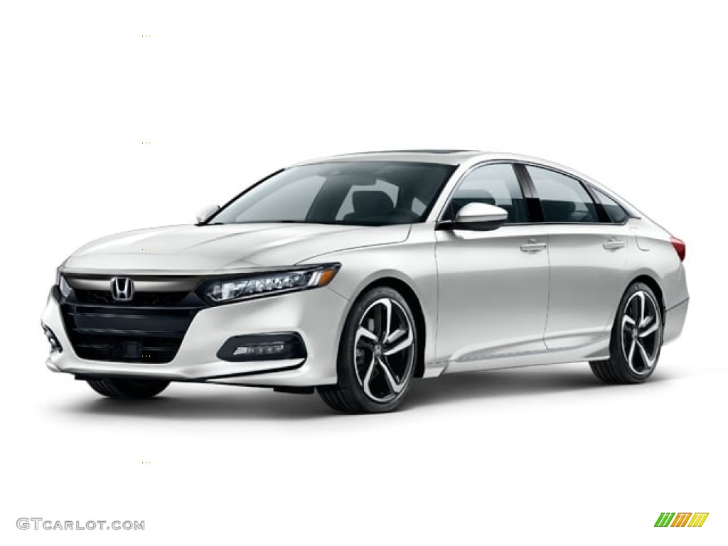 2018 Accord Sport Sedan - Platinum White Pearl / Black photo #41