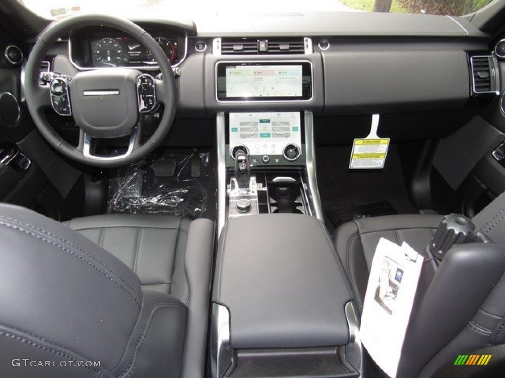 2019 Land Rover Range Rover Sport HSE Ebony/Ebony Dashboard Photo #130148714