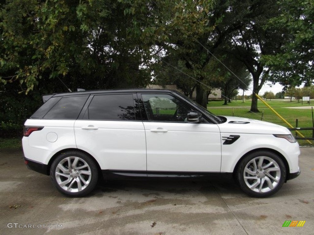 Fuji White 2019 Land Rover Range Rover Sport HSE Exterior Photo #130148750
