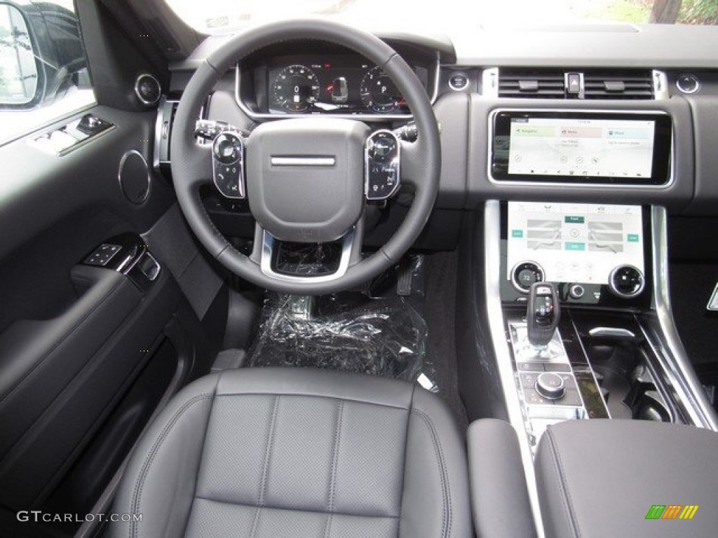 2019 Land Rover Range Rover Sport HSE Ebony/Ebony Dashboard Photo #130148870