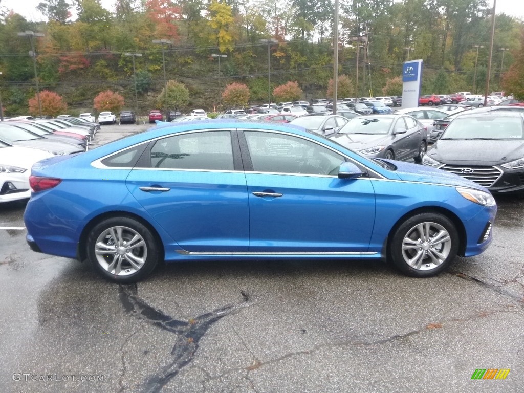 Blue Hyundai Sonata