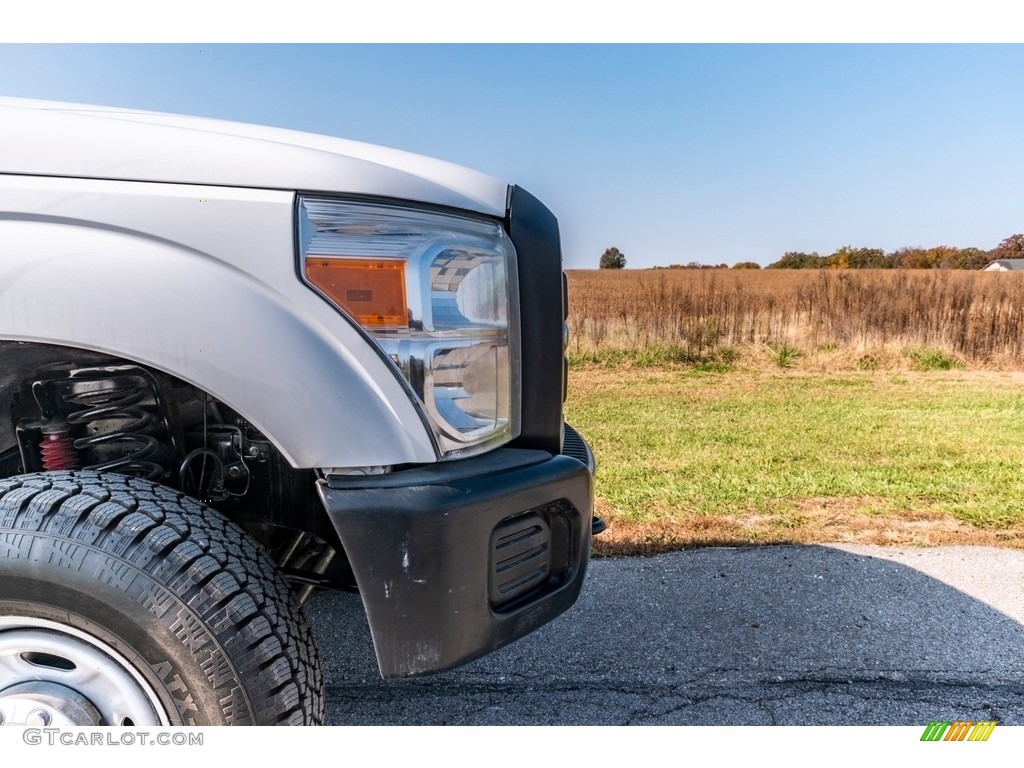 2014 F250 Super Duty XL SuperCab 4x4 - Oxford White / Steel photo #11