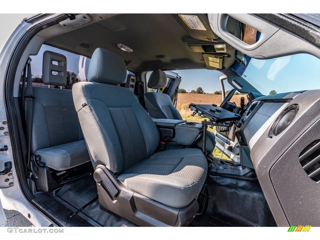 2014 F250 Super Duty XL SuperCab 4x4 - Oxford White / Steel photo #26