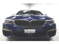 2018 Mediterranean Blue Metallic BMW 5 Series M550i xDrive Sedan  photo #7