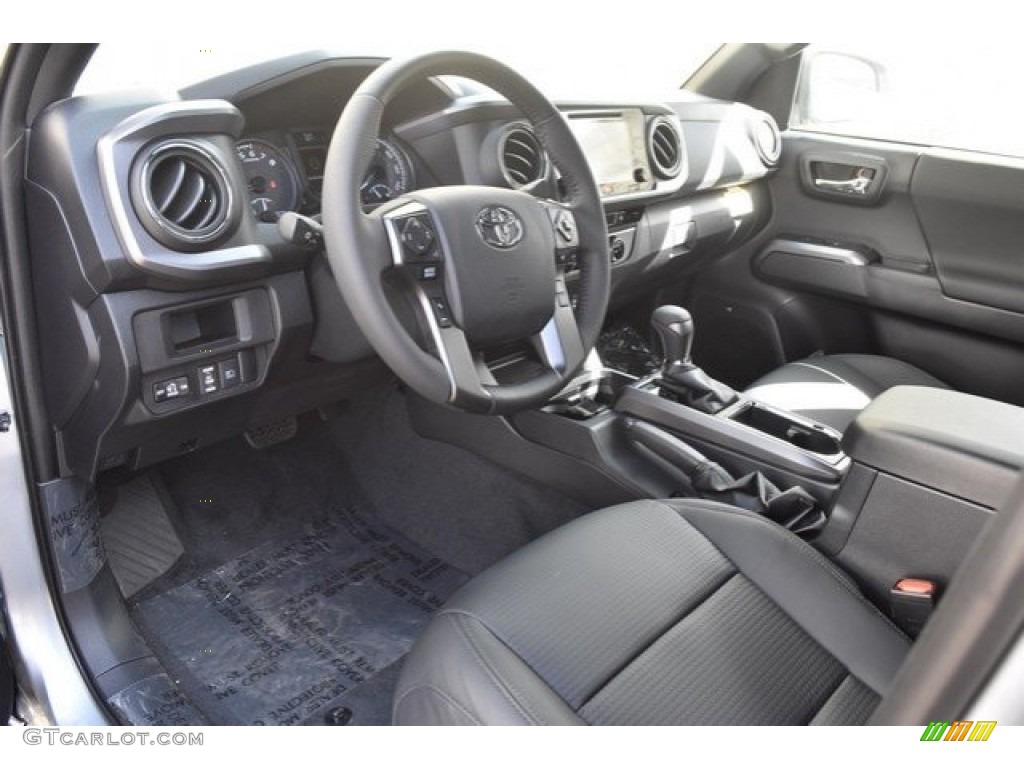 Black Interior 2019 Toyota Tacoma TRD Off-Road Double Cab 4x4 Photo #130156815