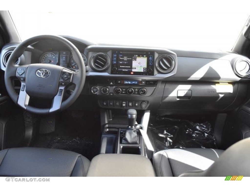 2019 Toyota Tacoma TRD Off-Road Double Cab 4x4 Black Dashboard Photo #130156854