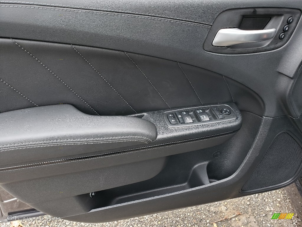 2019 Dodge Charger R/T Black Door Panel Photo #130158108