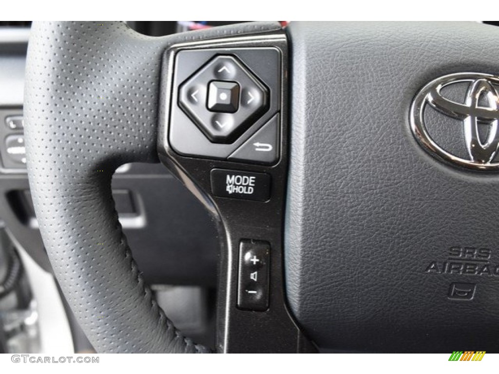 2019 Toyota 4Runner SR5 4x4 Graphite Steering Wheel Photo #130159449