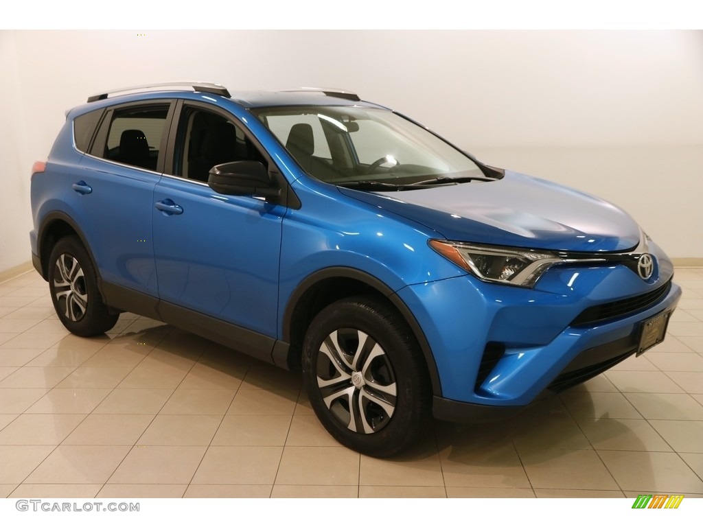 2016 RAV4 LE AWD - Electric Storm Blue / Black photo #1