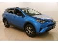 2016 Electric Storm Blue Toyota RAV4 LE AWD  photo #1