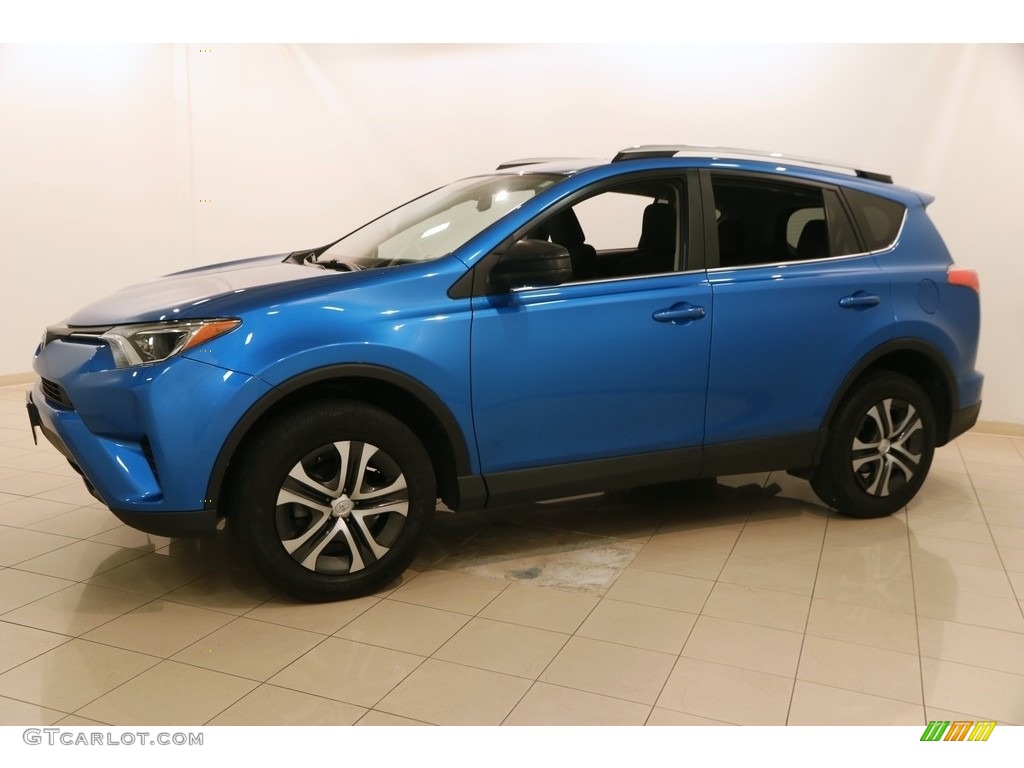 2016 RAV4 LE AWD - Electric Storm Blue / Black photo #3