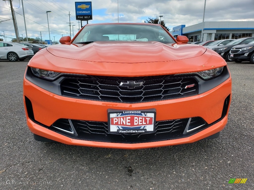 2019 Camaro LT Coupe - Crush (Orange) / Jet Black photo #2