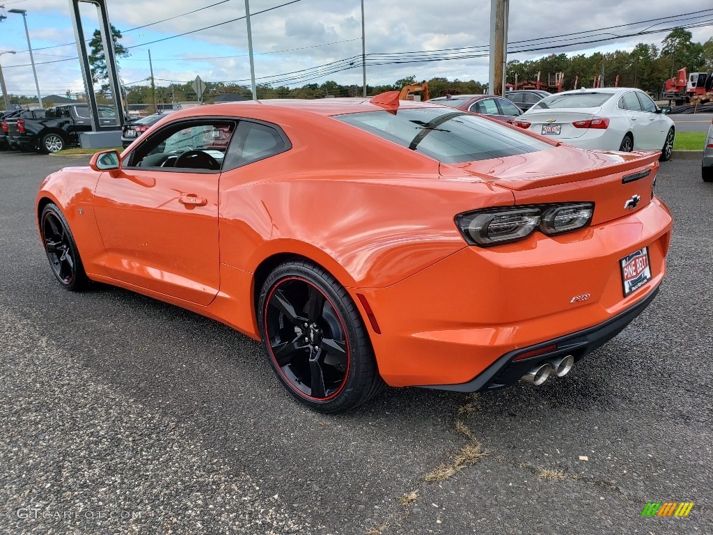 2019 Camaro LT Coupe - Crush (Orange) / Jet Black photo #4