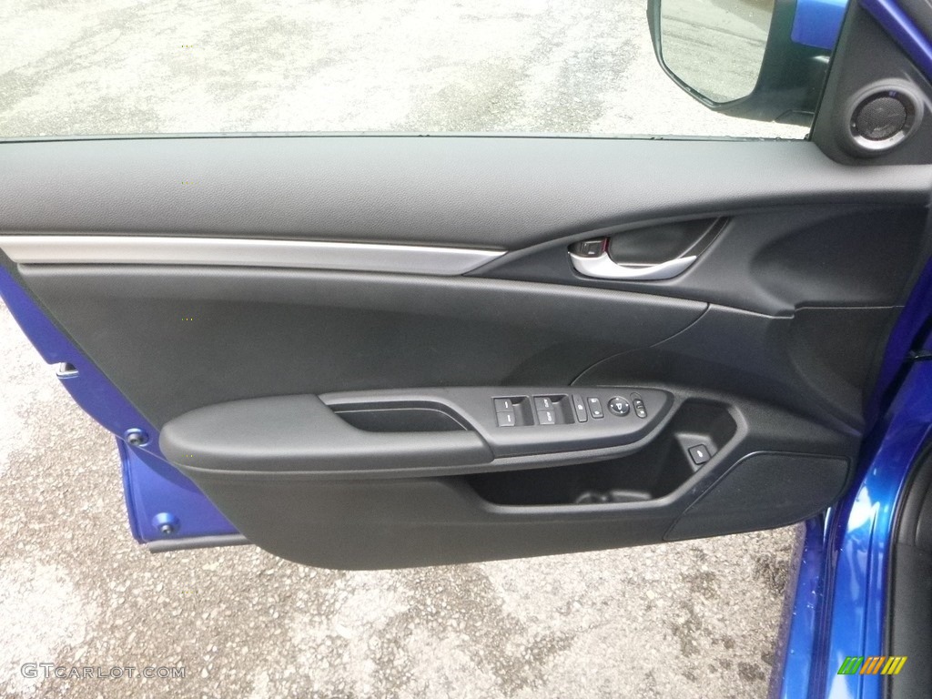 2019 Honda Civic Sport Sedan Black Door Panel Photo #130162383