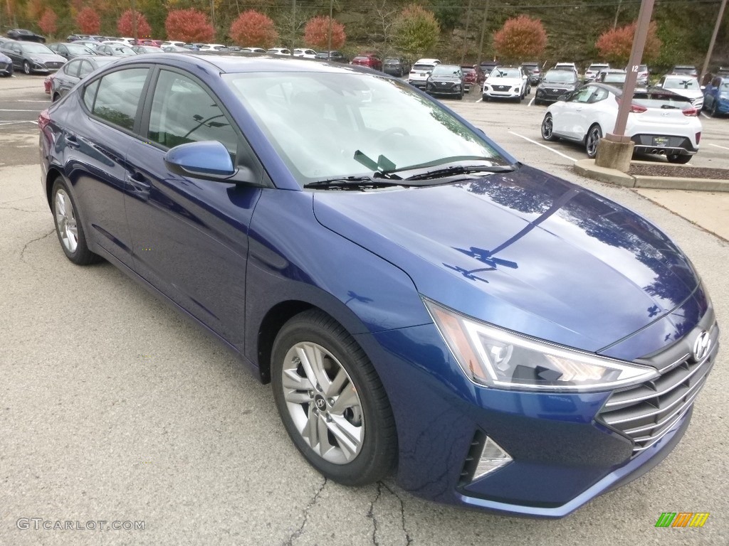 2019 Elantra Value Edition - Lakeside Blue / Gray photo #3