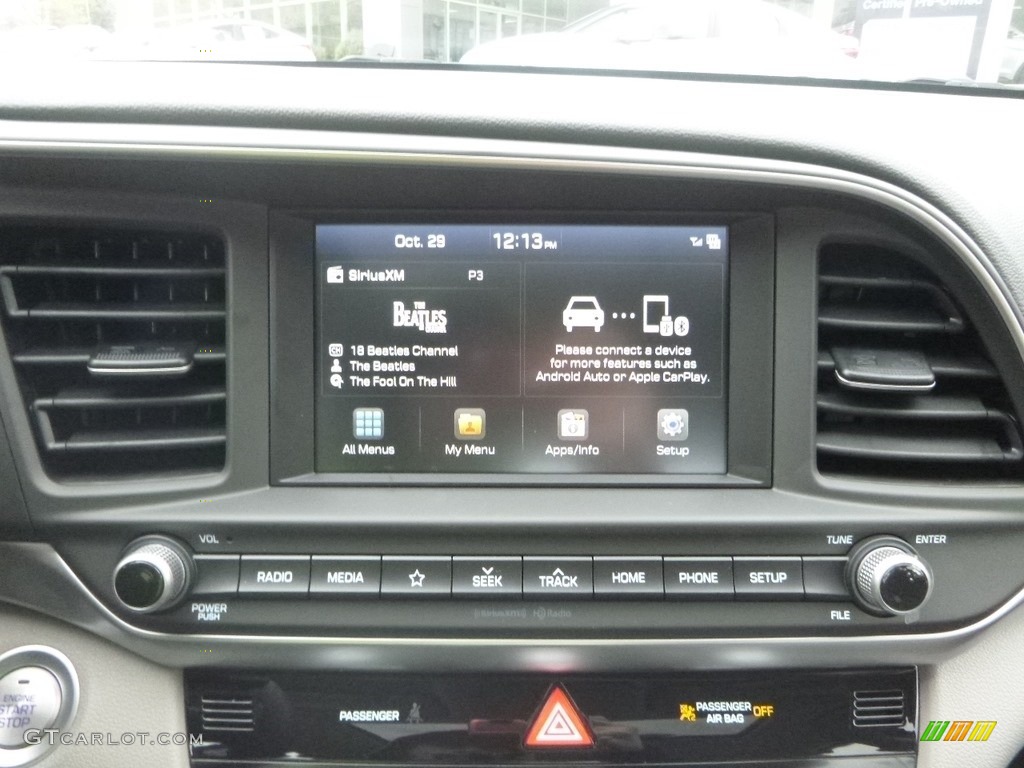 2019 Elantra Value Edition - Lakeside Blue / Gray photo #14