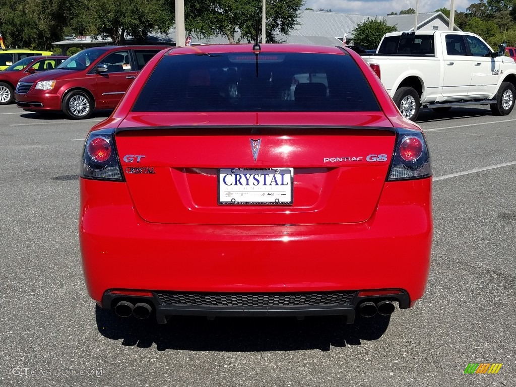2008 G8 GT - Liquid Red / Onyx/Red photo #4