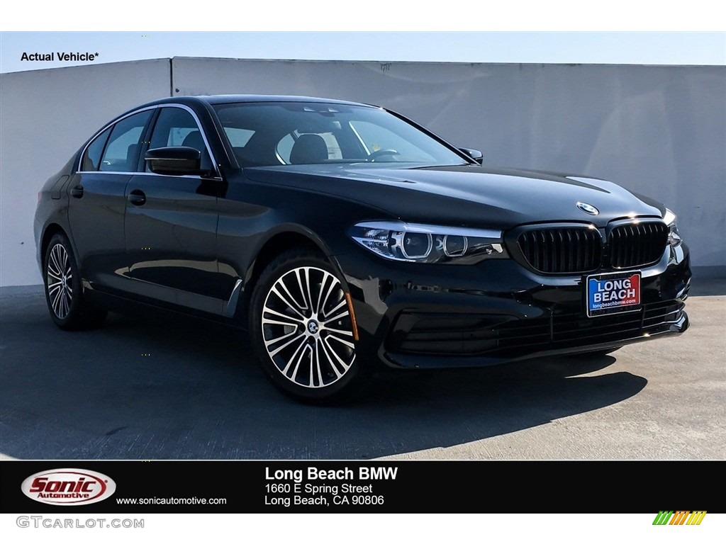 2019 5 Series 530i Sedan - Jet Black / Black photo #1