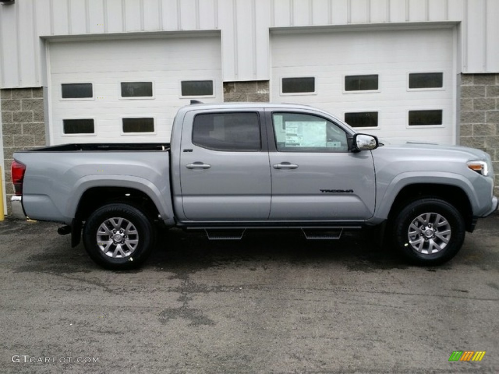 Silver Sky Metallic 2019 Toyota Tacoma SR5 Double Cab 4x4 Exterior Photo #130166289