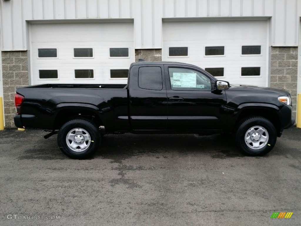 Midnight Black Metallic 2019 Toyota Tacoma SR Access Cab 4x4 Exterior Photo #130167357