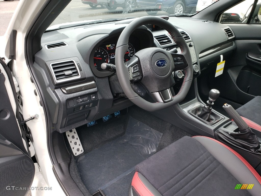 Carbon Black Interior 2019 Subaru WRX Premium Photo #130168695