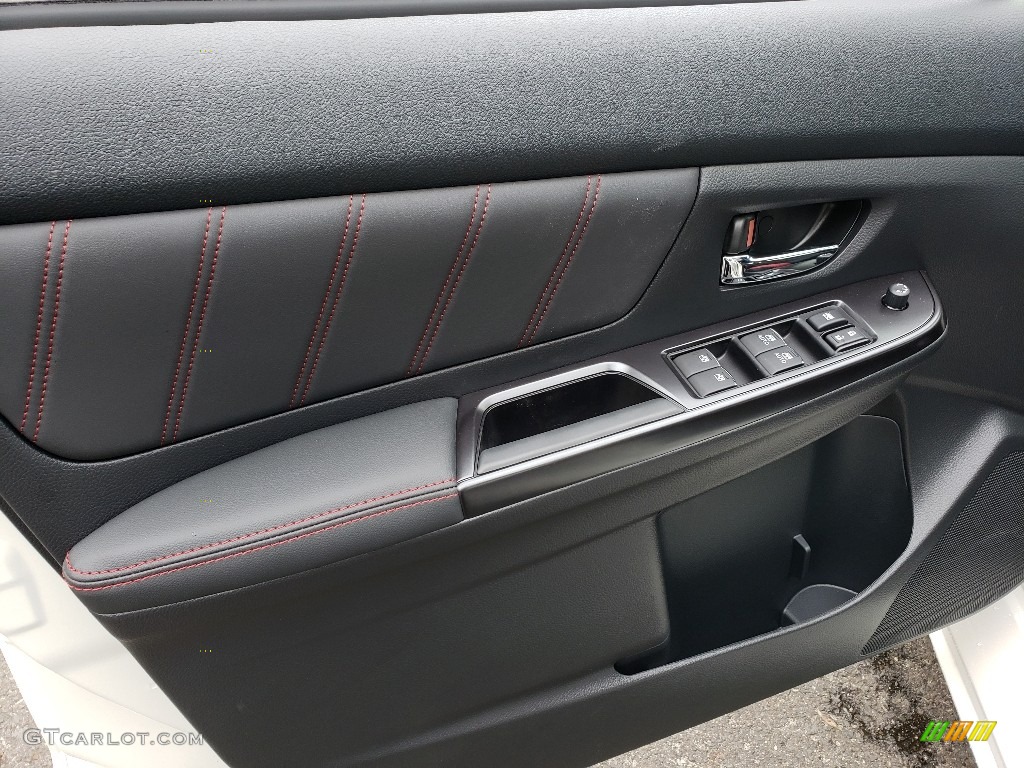 2019 Subaru WRX Premium Carbon Black Door Panel Photo #130168722