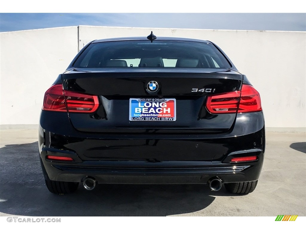 2018 3 Series 340i Sedan - Jet Black / Black photo #3