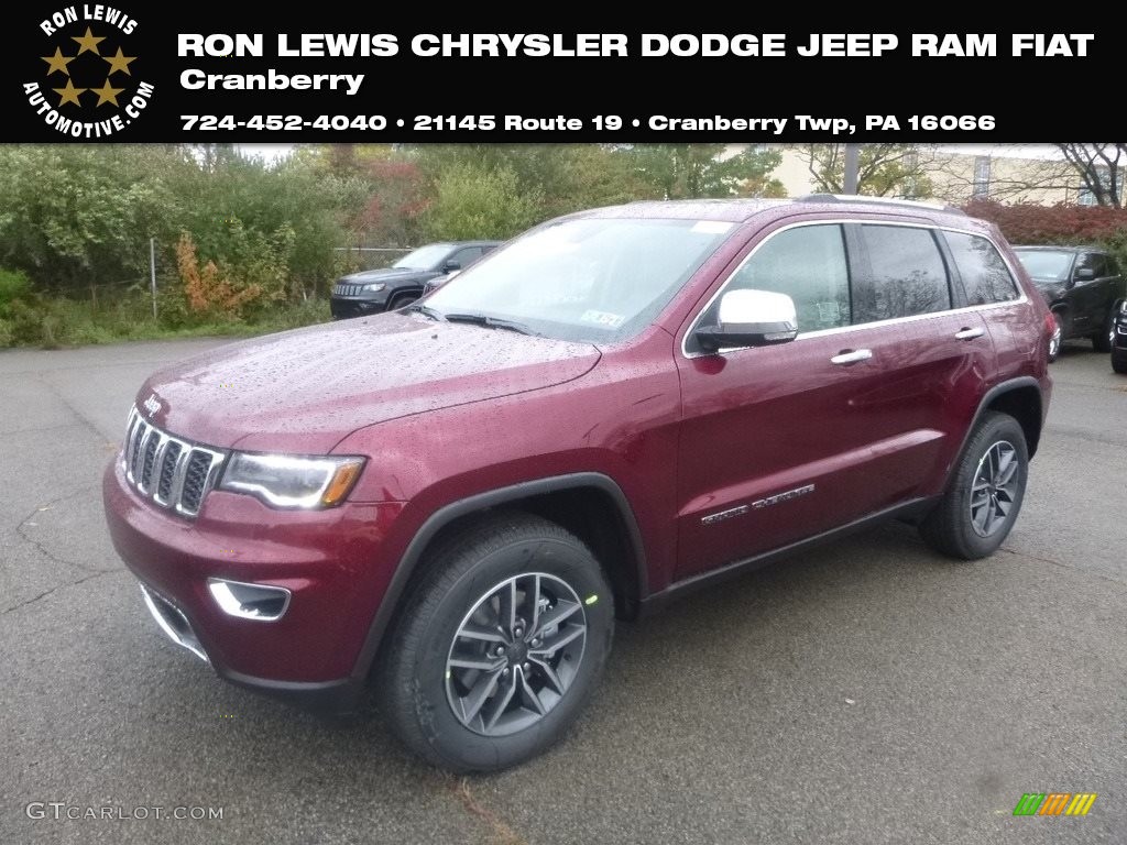 2019 Velvet Red Pearl Jeep Grand Cherokee Limited 4x4