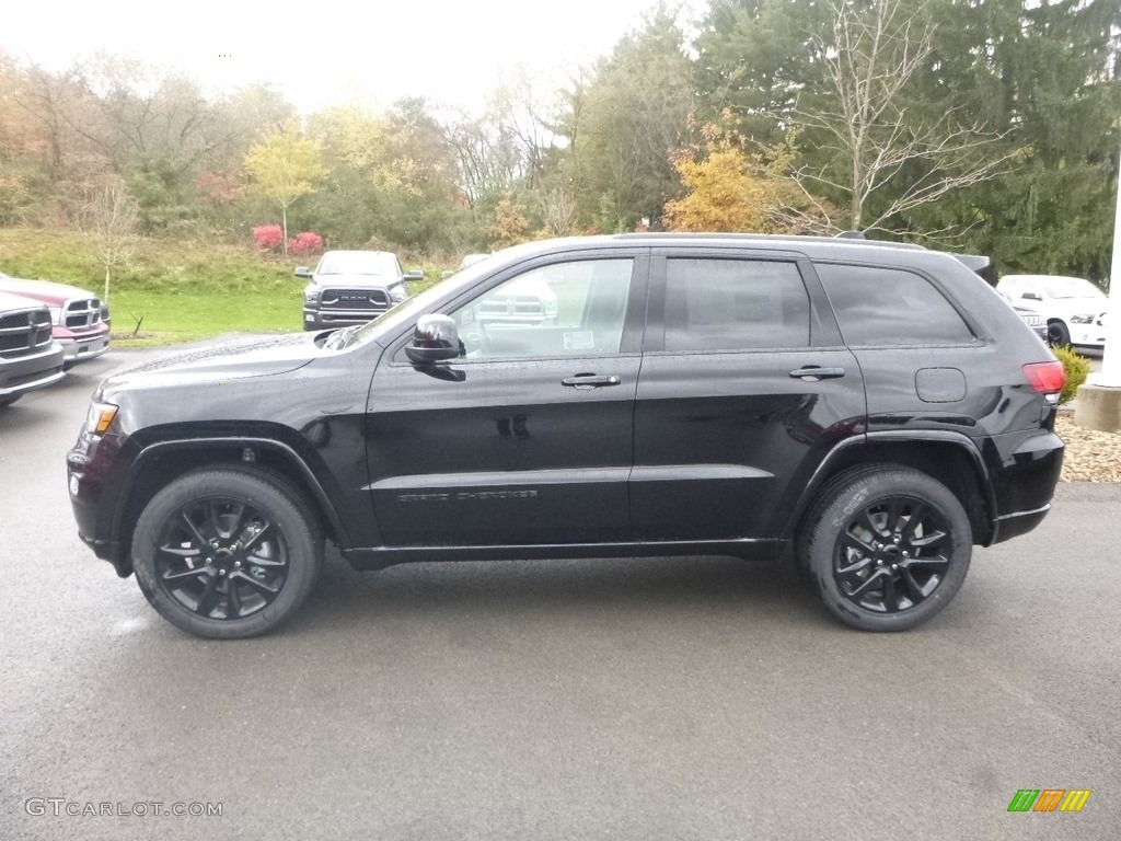 Diamond Black Crystal Pearl 2019 Jeep Grand Cherokee Altitude 4x4 Exterior Photo #130170189