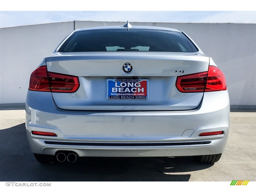 2018 3 Series 330i Sedan - Glacier Silver Metallic / Black photo #3