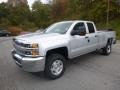 Silver Ice Metallic 2019 Chevrolet Silverado 2500HD Work Truck Double Cab 4WD Exterior