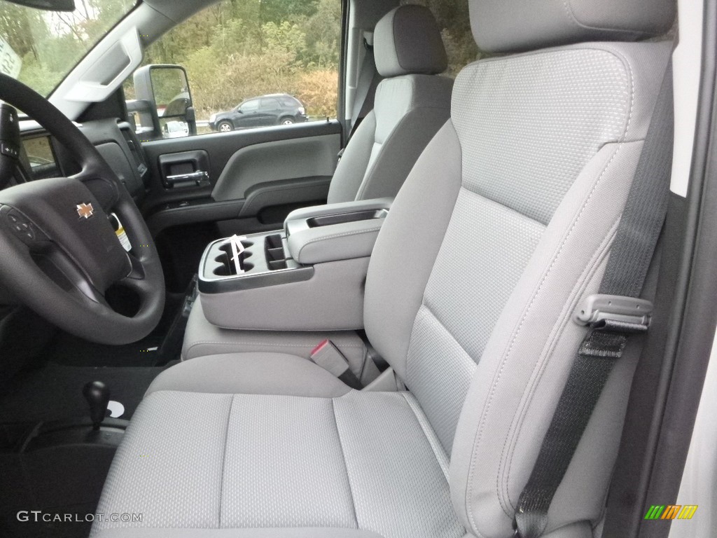2019 Chevrolet Silverado 2500HD Work Truck Double Cab 4WD Front Seat Photo #130171506