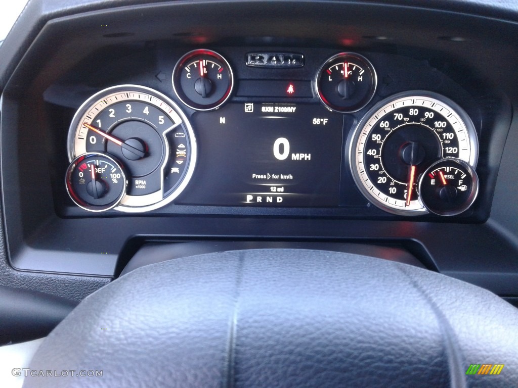 2018 Ram 1500 Laramie Crew Cab 4x4 Gauges Photo #130172256