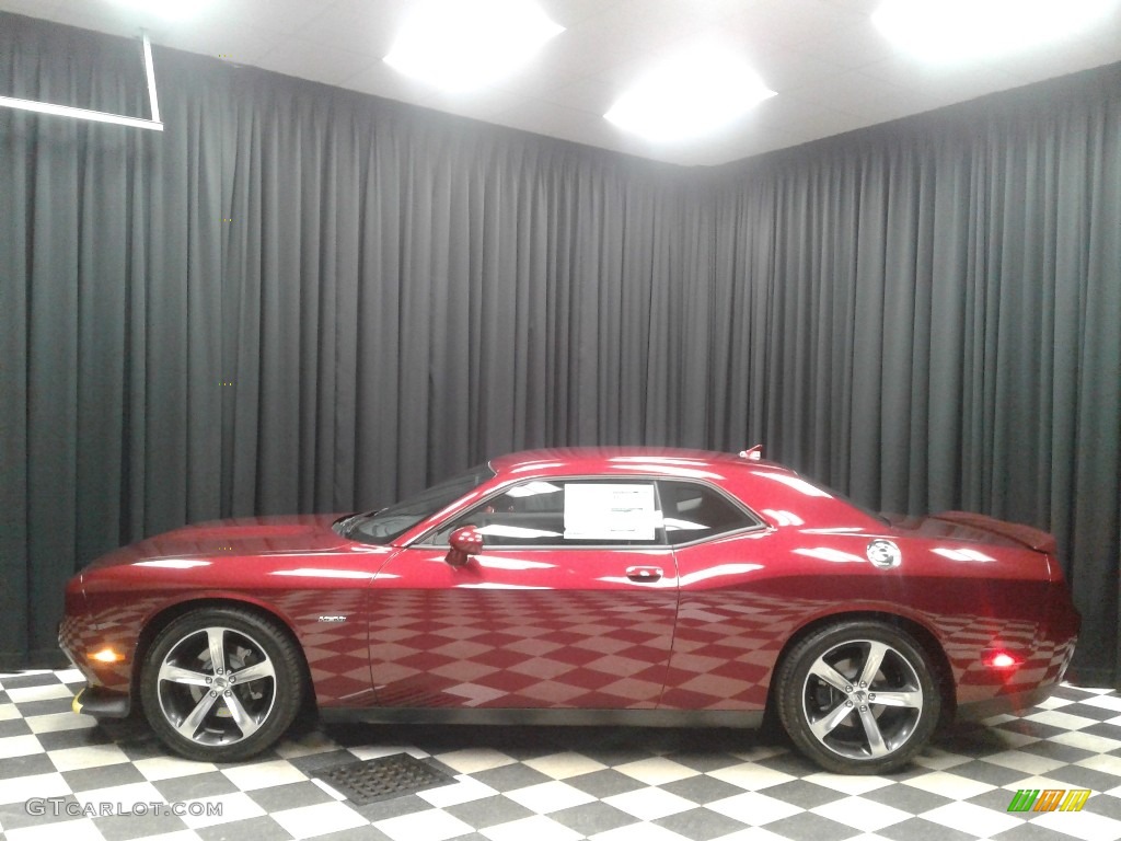 Octane Red Pearl Dodge Challenger