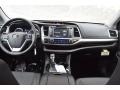 Black 2019 Toyota Highlander LE Plus AWD Dashboard