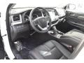 Black 2019 Toyota Highlander SE AWD Interior Color