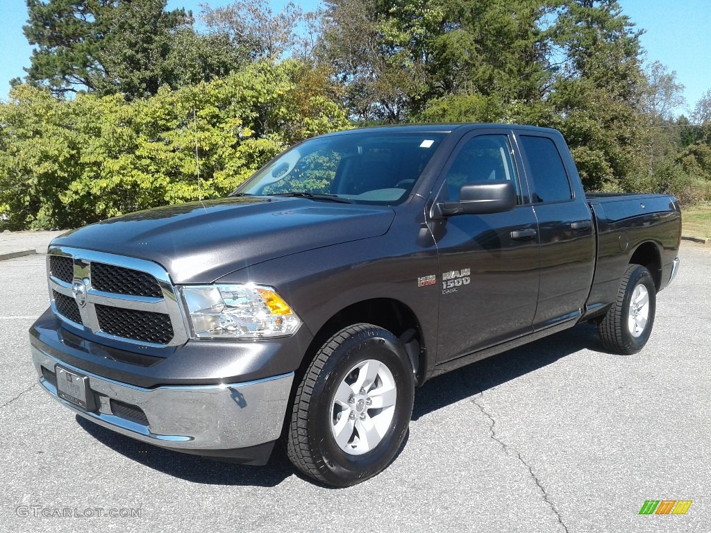 2019 1500 Classic Tradesman Quad Cab 4x4 - Granite Crystal Metallic / Black/Diesel Gray photo #2