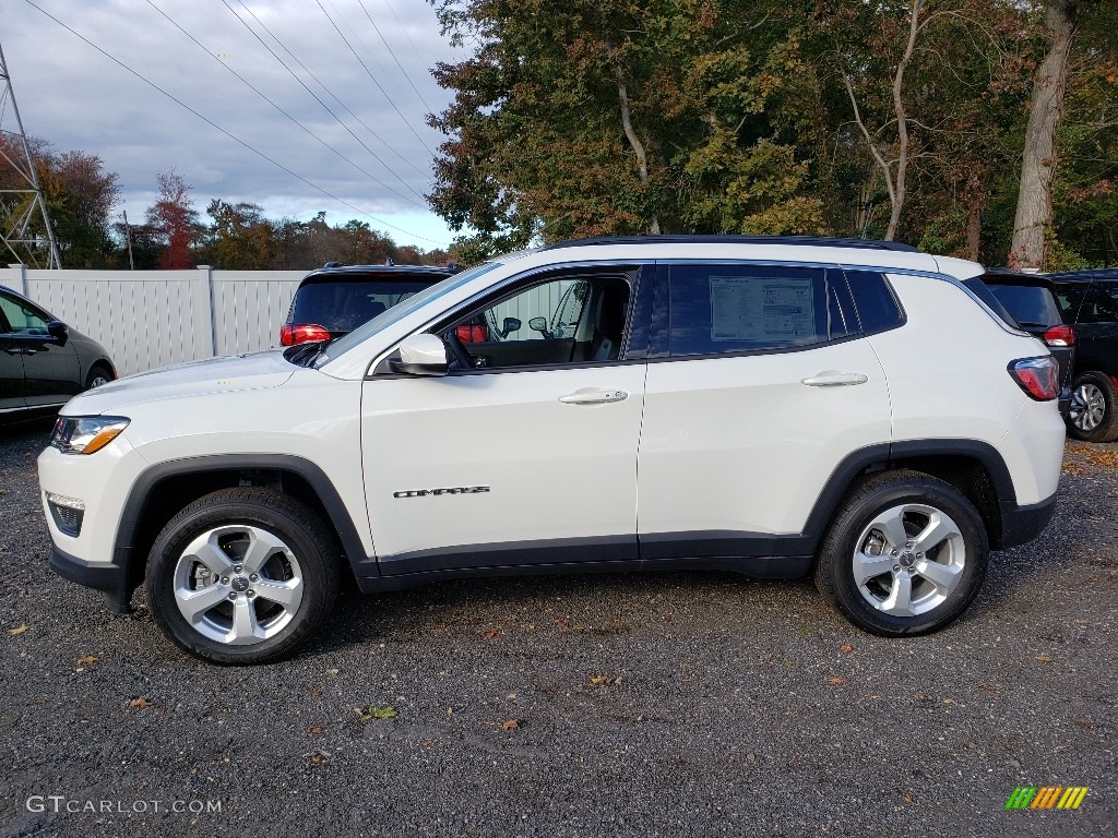 White 2019 Jeep Compass Latitude 4x4 Exterior Photo #130174509