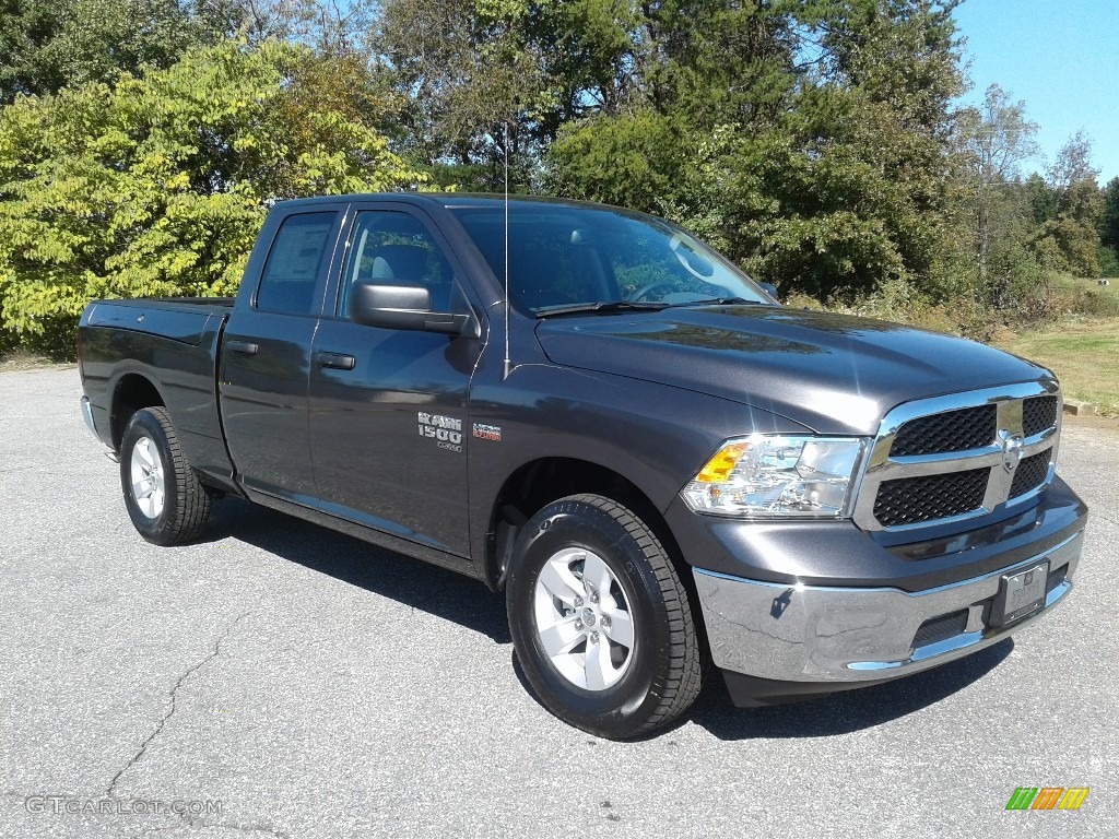 2019 1500 Classic Tradesman Quad Cab 4x4 - Granite Crystal Metallic / Black/Diesel Gray photo #4