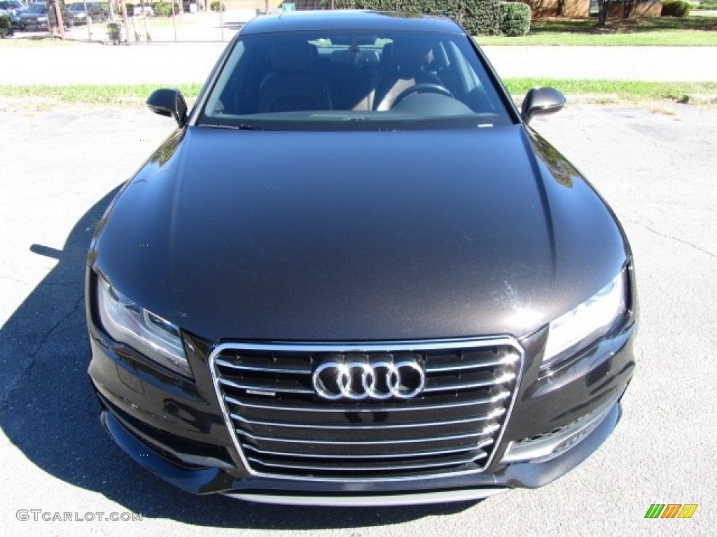 2012 A7 3.0T quattro Prestige - Havanna Black Metallic / Nougat Brown photo #5