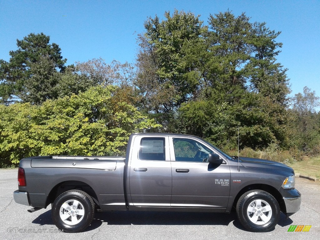 2019 1500 Classic Tradesman Quad Cab 4x4 - Granite Crystal Metallic / Black/Diesel Gray photo #5