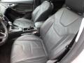 Charcoal Black 2018 Ford Focus Titanium Hatch Interior Color