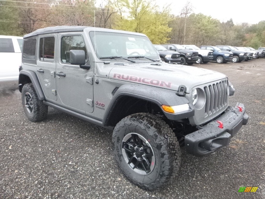 Sting-Gray 2018 Jeep Wrangler Unlimited Rubicon 4x4 Exterior Photo #130176283