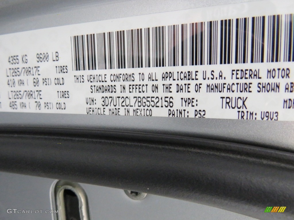 2011 Ram 2500 HD SLT Crew Cab 4x4 - Bright Silver Metallic / Dark Slate/Medium Graystone photo #42