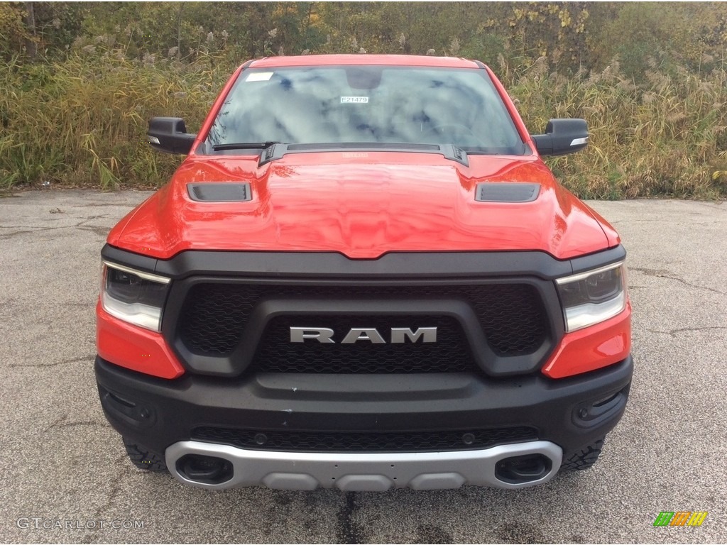 2019 1500 Rebel Crew Cab 4x4 - Flame Red / Black/Red photo #2