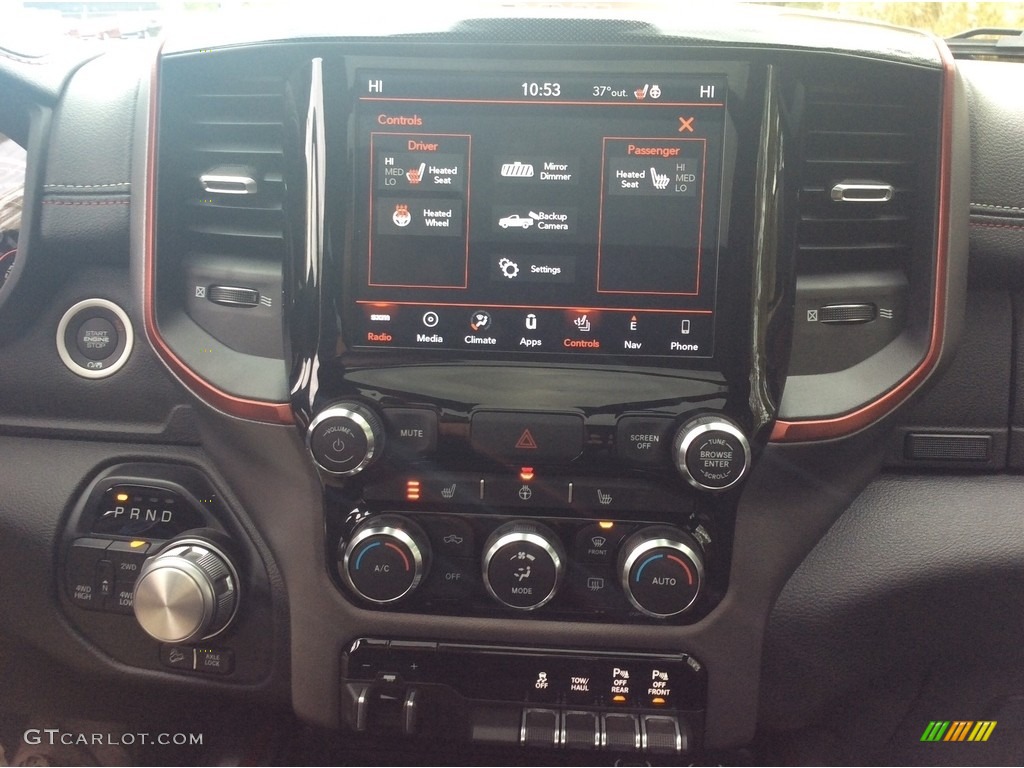 2019 Ram 1500 Rebel Crew Cab 4x4 Controls Photo #130179327