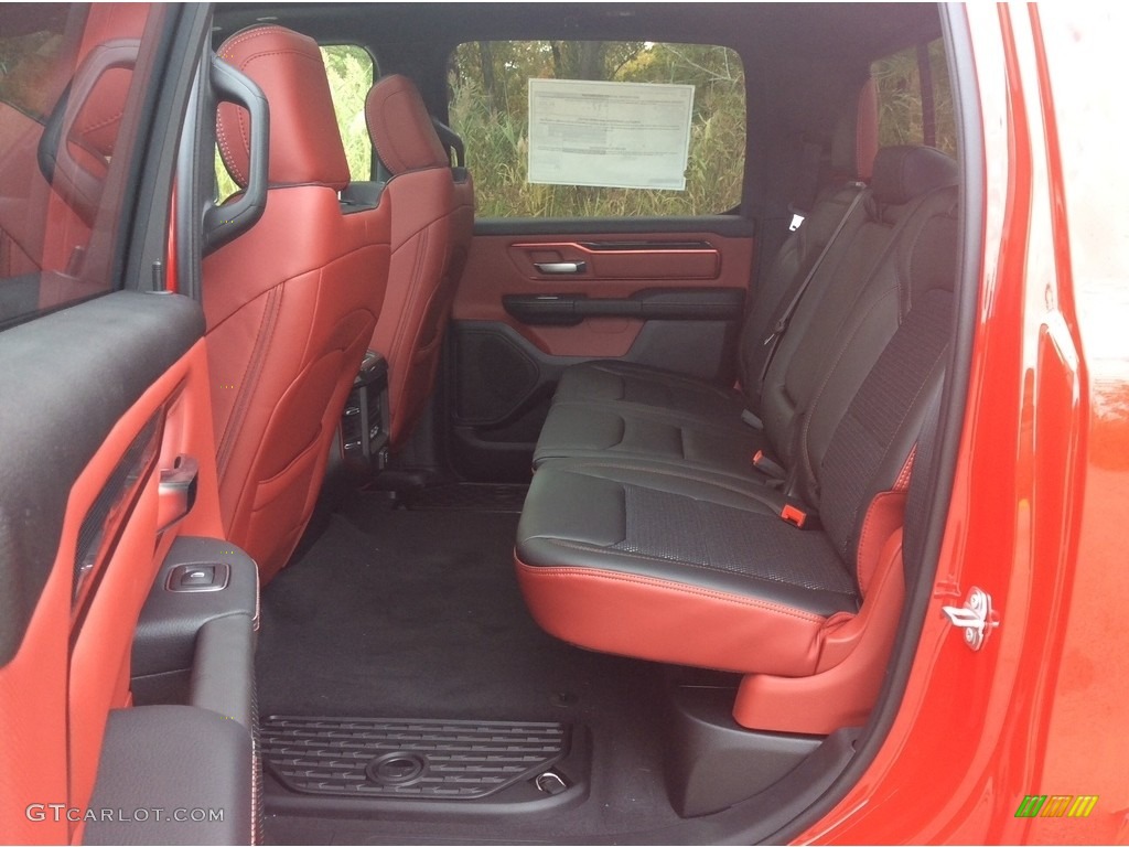 2019 Ram 1500 Rebel Crew Cab 4x4 Rear Seat Photo #130179405
