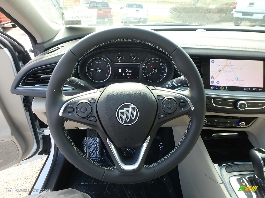 2019 Buick Regal Sportback Preferred Shale Steering Wheel Photo #130179909