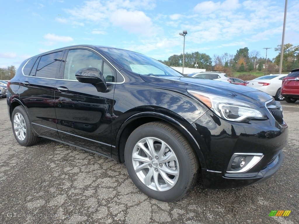 Ebony Twilight Metallic 2019 Buick Envision Preferred Exterior Photo #130180107